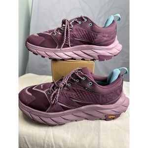 HOKA ONE ONE Anacapa Low GTX Women Waterproof hiking Shoes Grape Wine/Elderberry